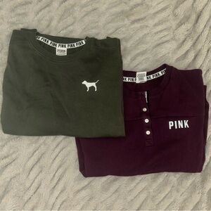 PINK Crewneck Sweatshirts
